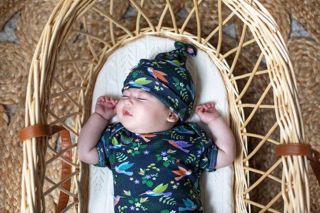 Emotion & Kids - Wholesale Newborn/Knit Hat - Baby - Hummingbirds Organic Cotton Hat