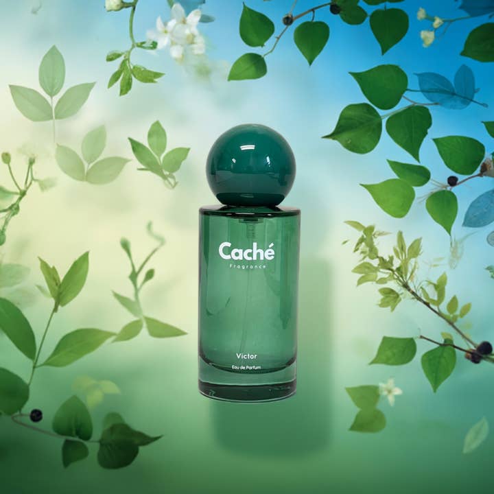 Caché Fragrance - Wholesale Perfume/Eau de Toilette - Victor by Caché – Pineapple, Apple, Birch, Jasmine, Oakmoss, Ambergris, Musk; Eau De Parfum (EDP) 50ml, Masculine2