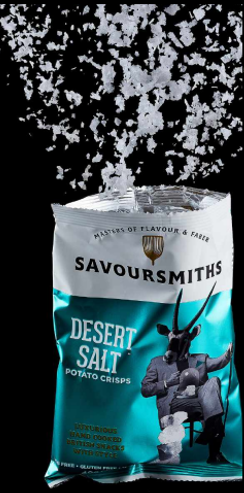 Savoursmiths - Wholesale Chips - Single Serve Desert Salt Potato Crisps 1.41oz1