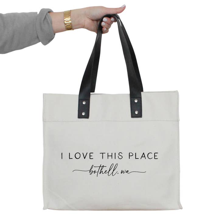 Porter Lane Home - Wholesale Tote bag – Women's - I Love This Place Custom Market Tote
