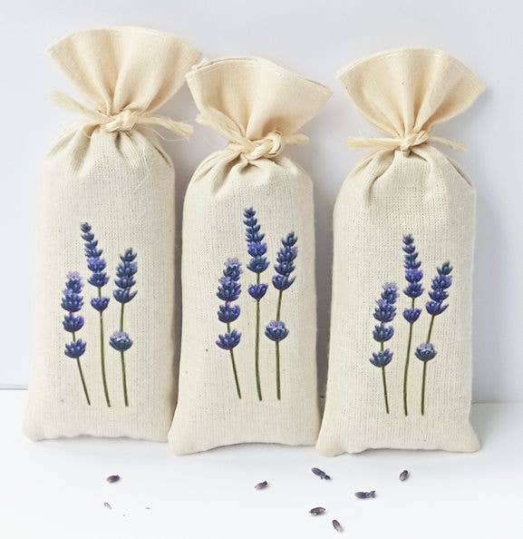 DECORER - Wholesale Sachet - 3 Lavender organic sachets with a beautiful fragrance  0