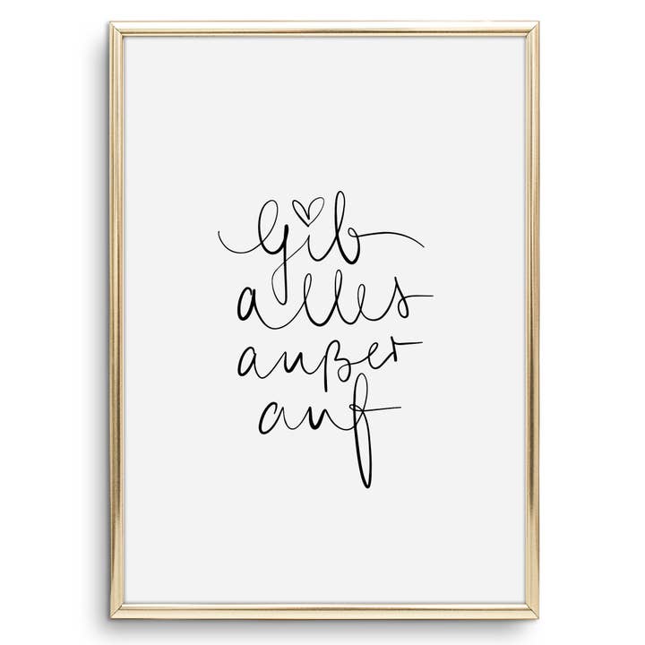 Rinuncia a tutto ma rinuncia al poster per la vendita all'ingrosso da parte di Tales by Jen