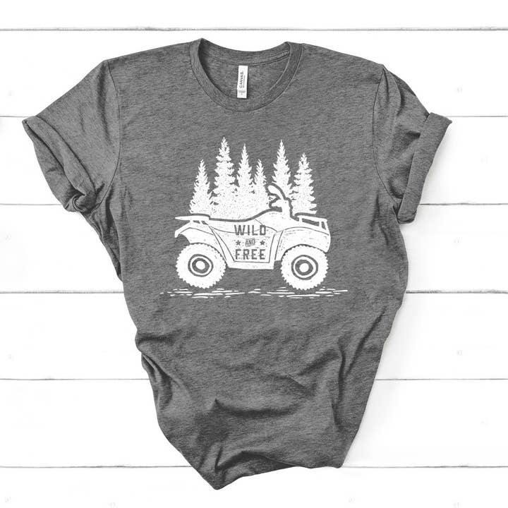 Wildes und kostenloses ATV-Grafik-T-Shirt für den Großhandel von McCarty Branch Company
