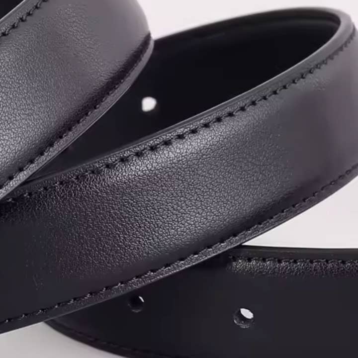 HoopLa - Wholesale Belt - Women's - Genuine Cowhide Leather Snaffle Buckle Belt1