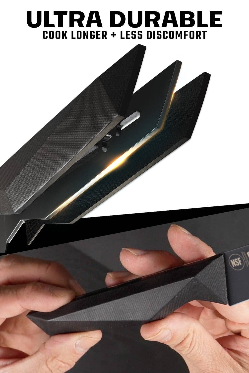 Dalstrong - Wholesale Kitchen/Utility Knife - Chef's-Cleaver Hybrid "Barong" Knife 7" | Shadow Black Series | NSF Certified | Dalstrong ©3