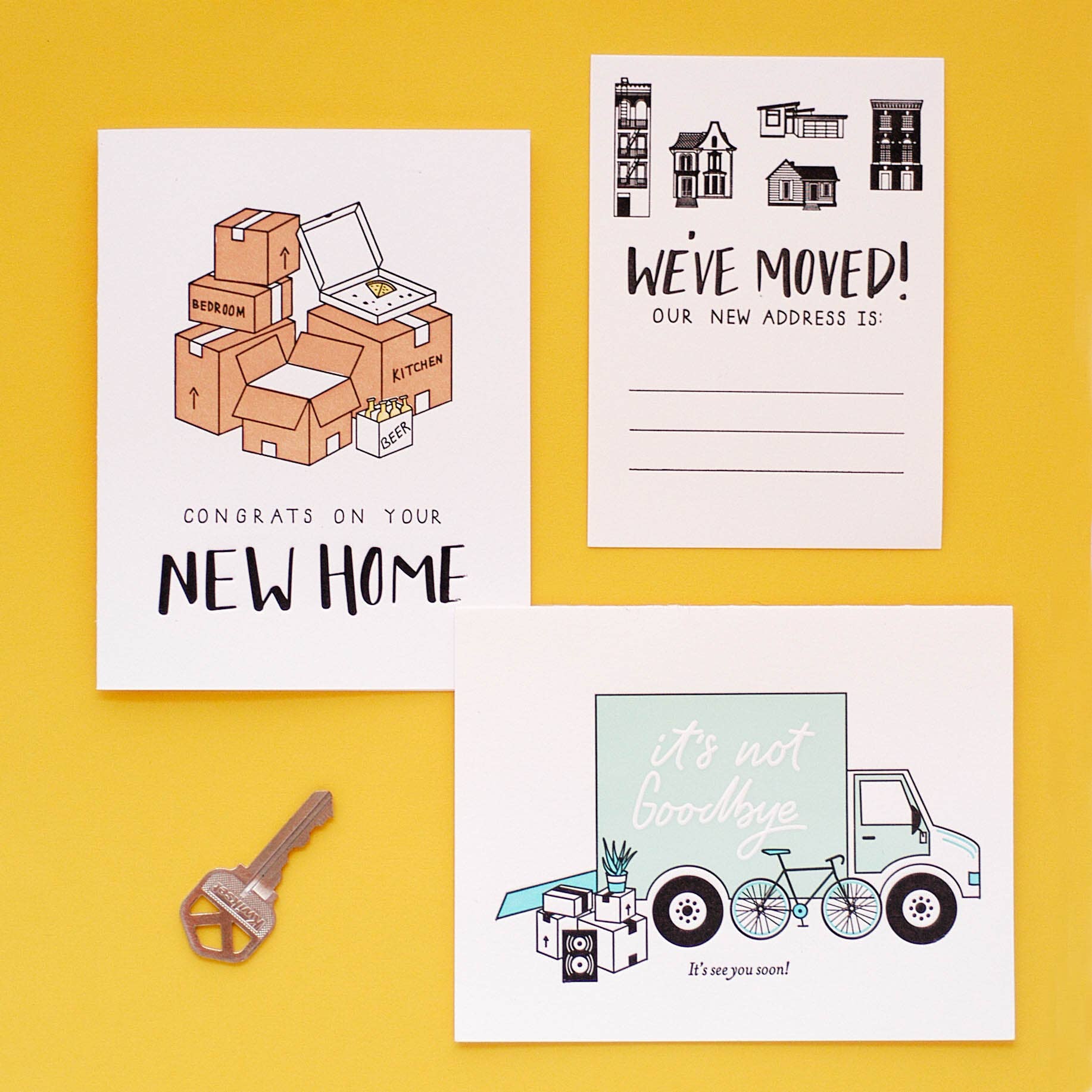 KB Paperie - Wholesale Congratulations Card - New Home1