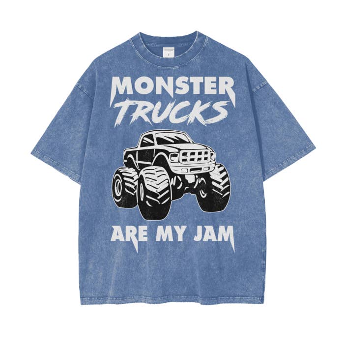 Camicia Monster Trucks Are My Jam per la vendita all'ingrosso da parte di Colorfulmamas
