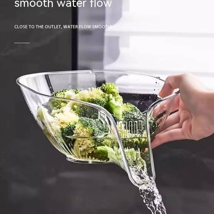VIGOR - Wholesale Kitchen Tool/Gadget - Multi-functional Funnel Drain Bowl Basket Kitchen Food Strai5