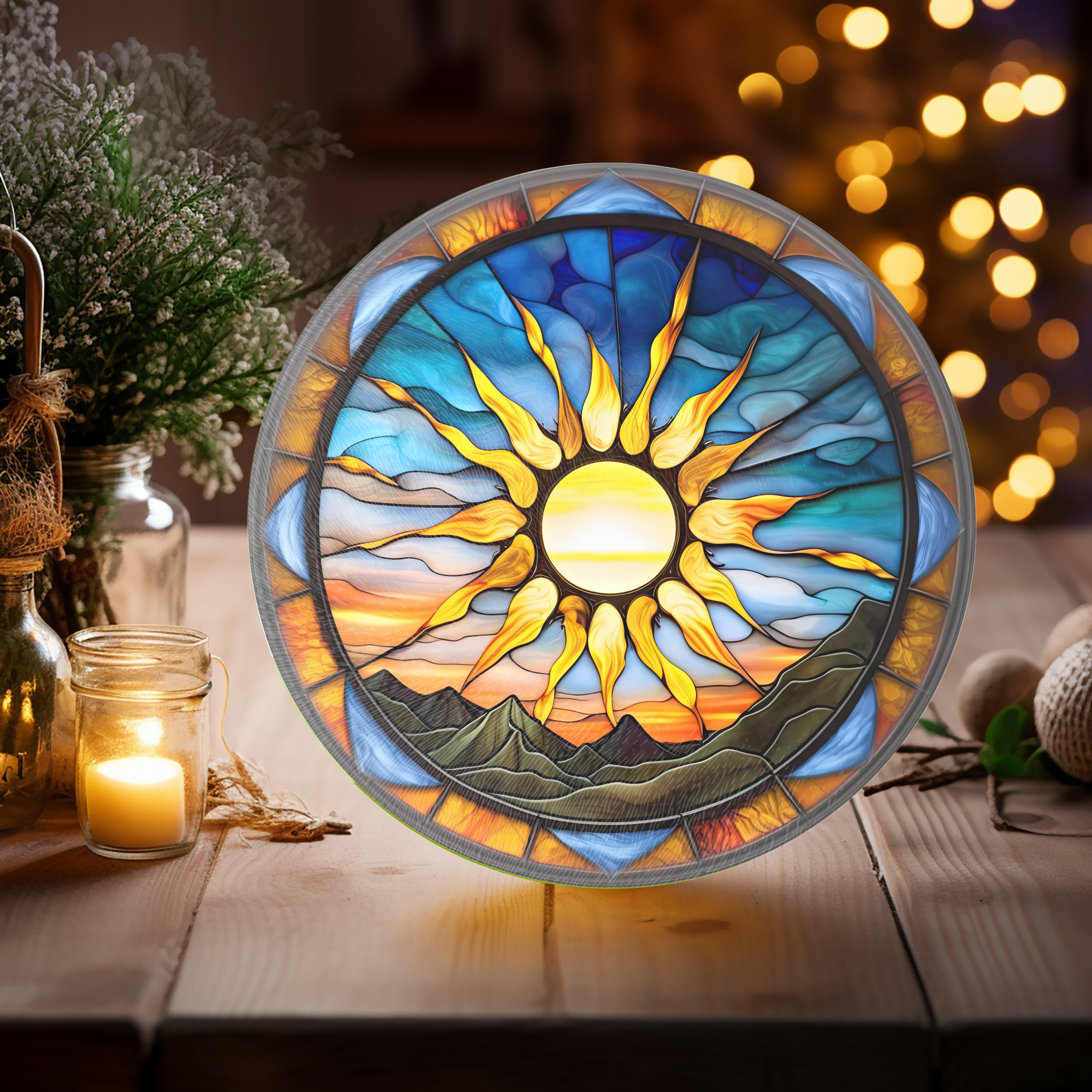 Fernville Creations - Wholesale Cutting Board - Tempered Glass Cutting Board: Sun Glass Charcuterie Tray3