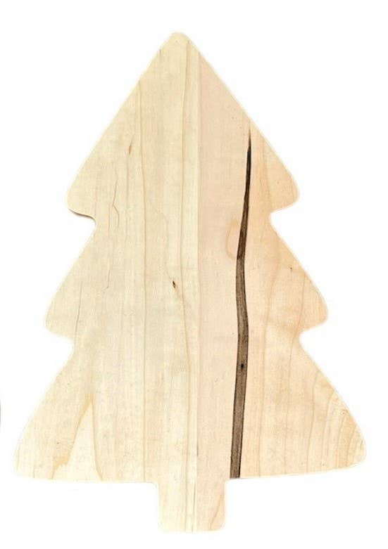 Nickel City Woodworking – wholesale Cutting board – Tree Shape Cutting Board