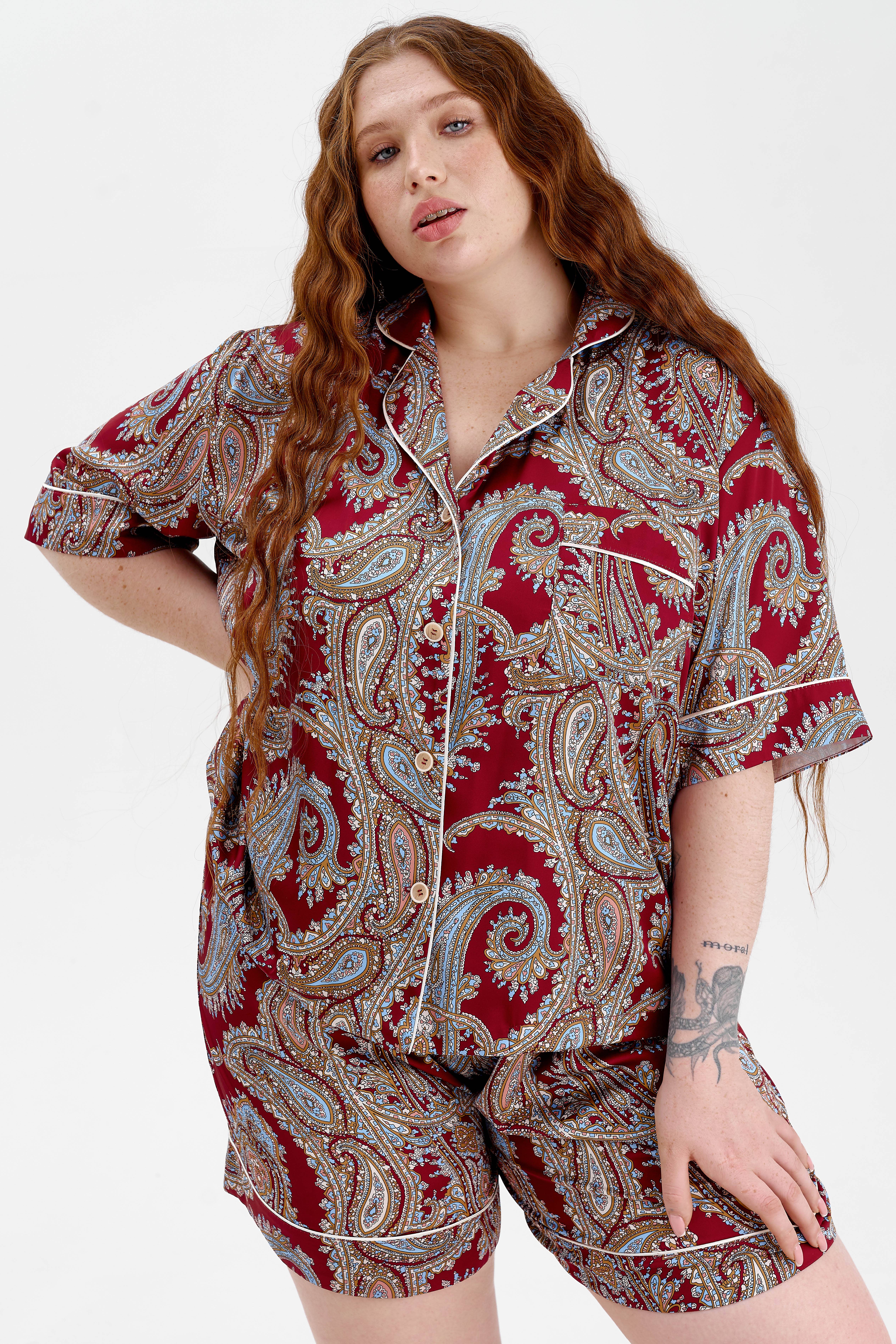 IDENTITY LINGERIE - Wholesale Sleepwear Set - Women's - Silk Pajama Set for Women Bridesmaid Satin Nightwear Pyjama5