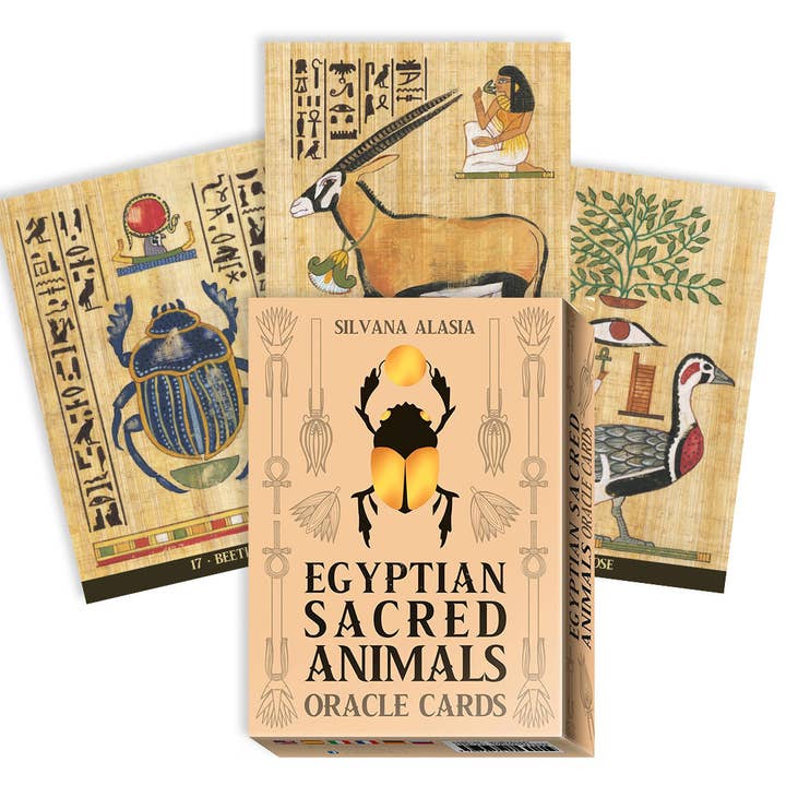 Egyptian Sacred Animals Oracle Cards Lo Scarabeo for wholesale by Cardshouse