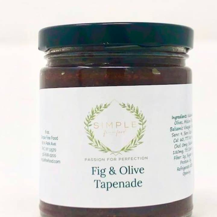 Simple Fine Food - Wholesale Tapenade - Fig & Olive Tapenade Spread