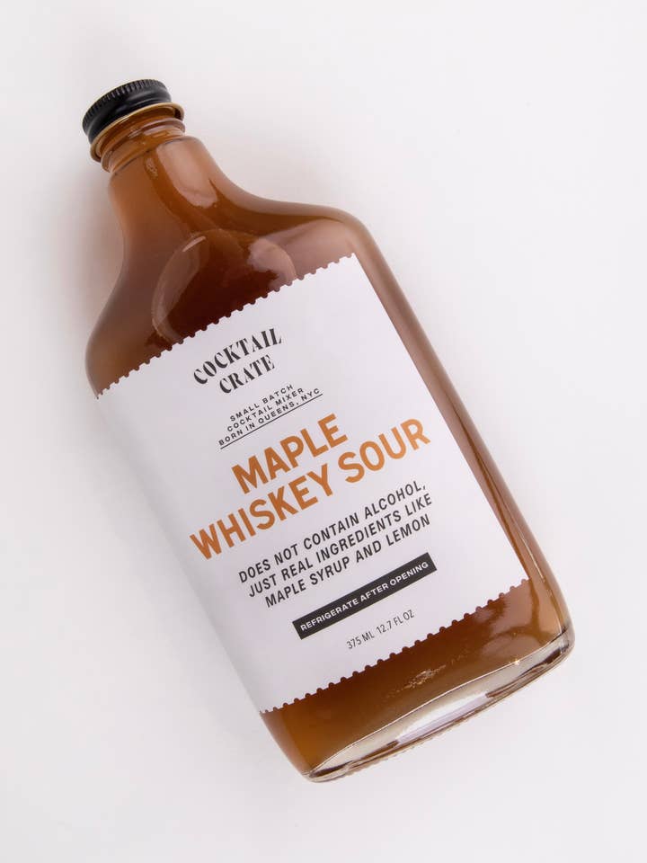 Maple Whiskey Sour for wholesale by Cocktail Crate