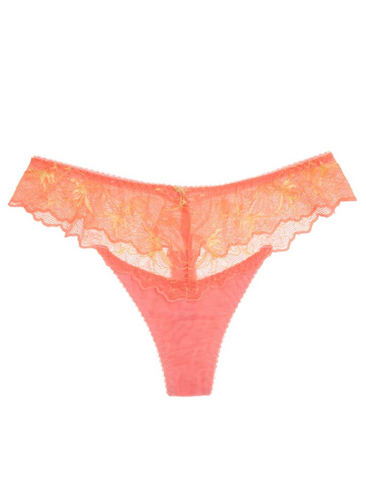 Miss Clementine Lace Thong for wholesale by Viola Sky