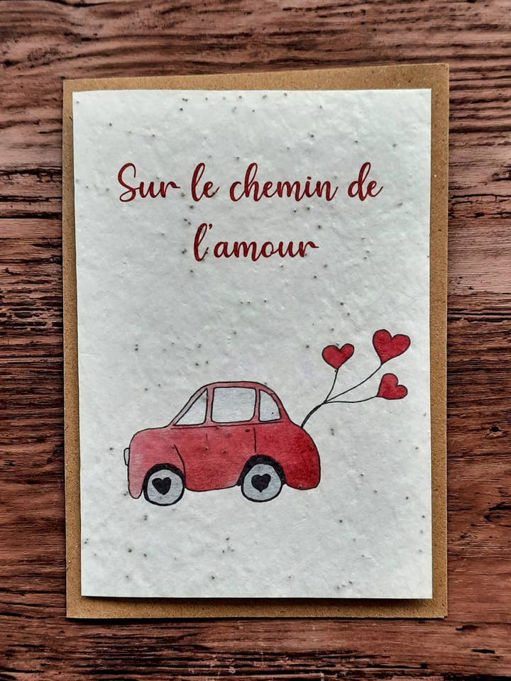 Map to plant - On the way to love for wholesale by Des Mots Qui Fleurissent