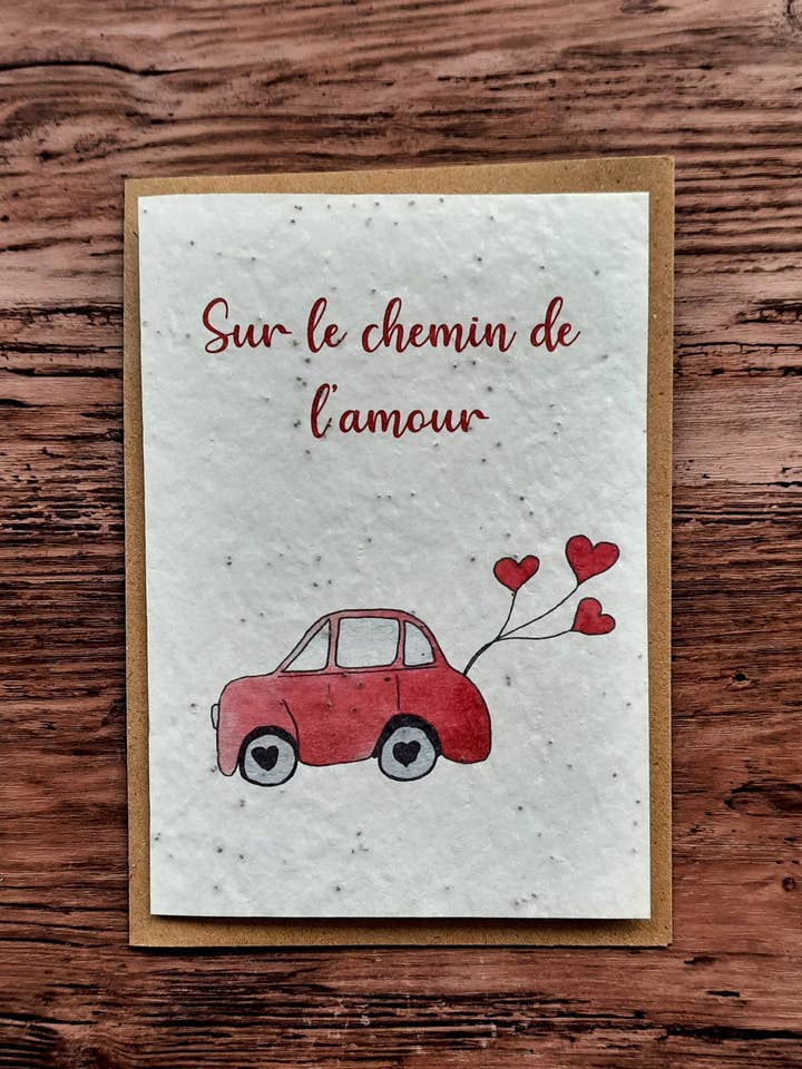 Mappa per piantare - Sulla via dell'amore per la vendita all'ingrosso da parte di Des Mots Qui Fleurissent