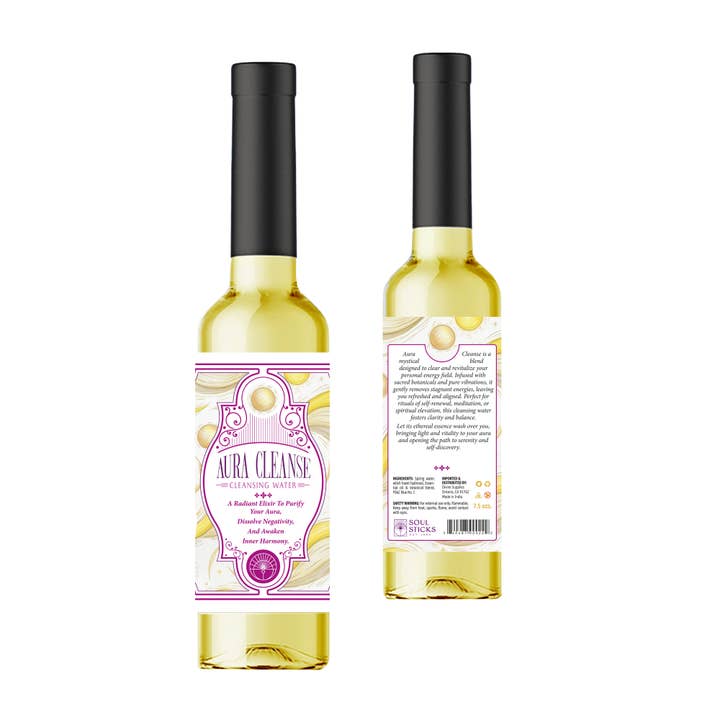 Aura Cleanse Spiritual Cleansing Water (7.5 oz.) for wholesale by Designs by Deekay Inc.