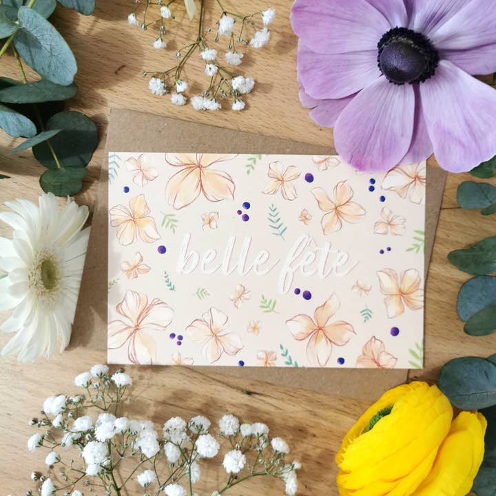 Belle Fête kort for engroshandel hos Ma Patte Laisse Des Traces