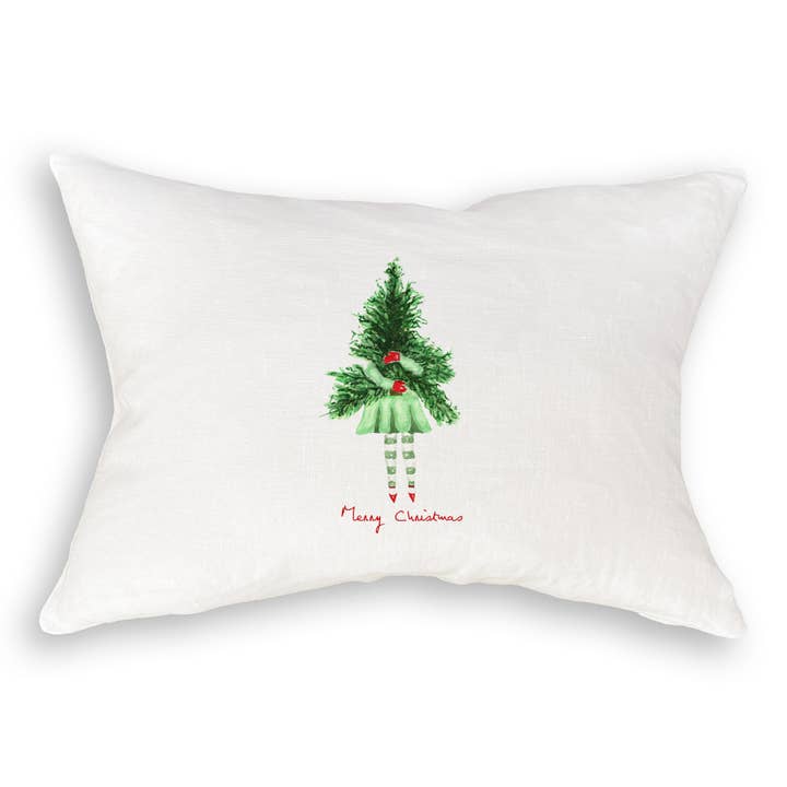 French Graffiti - Vendita all'ingrosso Strofinacci - Signora con albero di Natale9