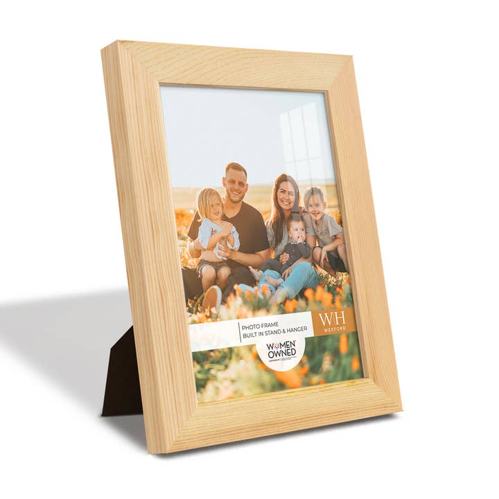 Wexford Home - Wholesale Picture Frame - Photo Frame, Real Wood with Wood Grain, Natural Wood14