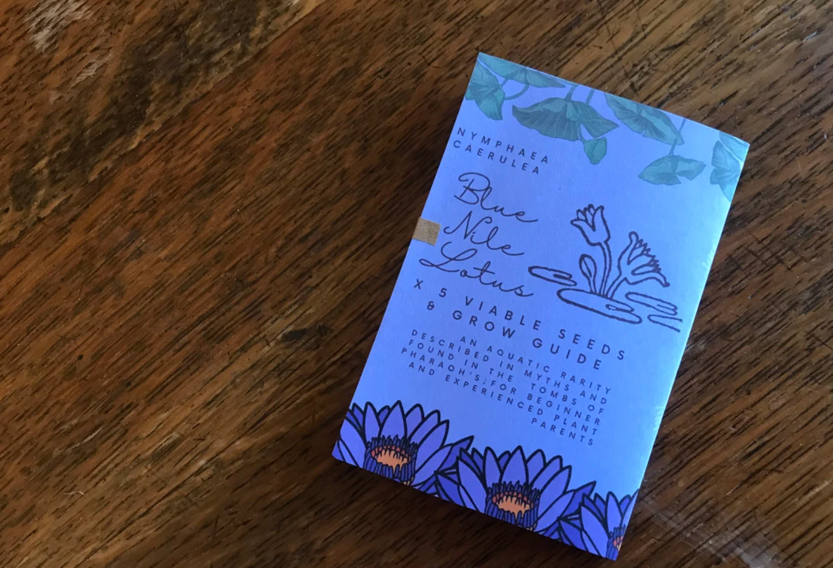 lotusleafaltars - Wholesale Plant Seeds - Easy Grow Blue Lotus Waterlily Seed Pack, Rare Aquatic Plant6