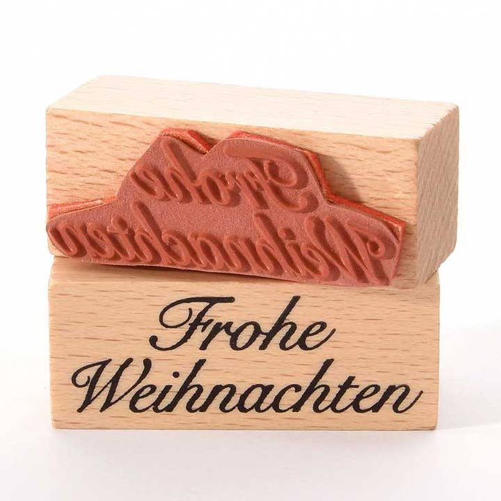 Small Stamps: Merry Christmas · german text for wholesale by Heindesign