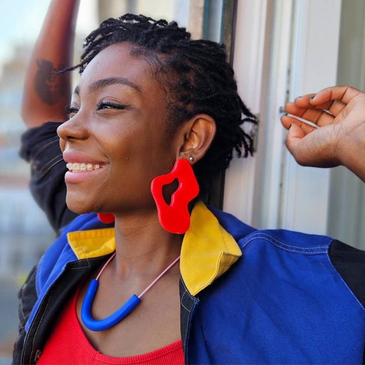 Joy - Statement Red for engroshandel hos Thaiane Handmade Jewelry