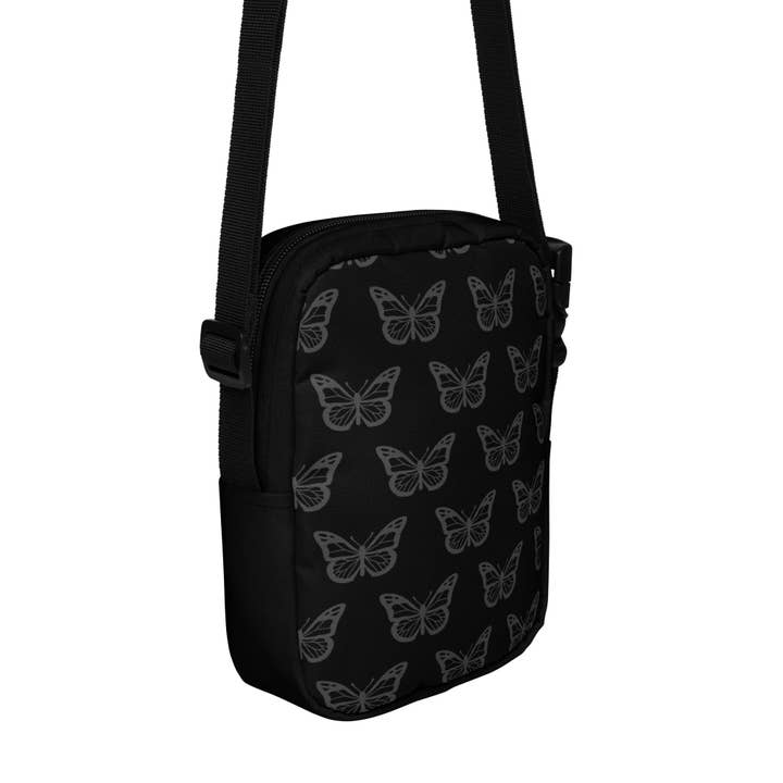 Black Butterfly Crossbody Bag for wholesale by Nxt Moda
