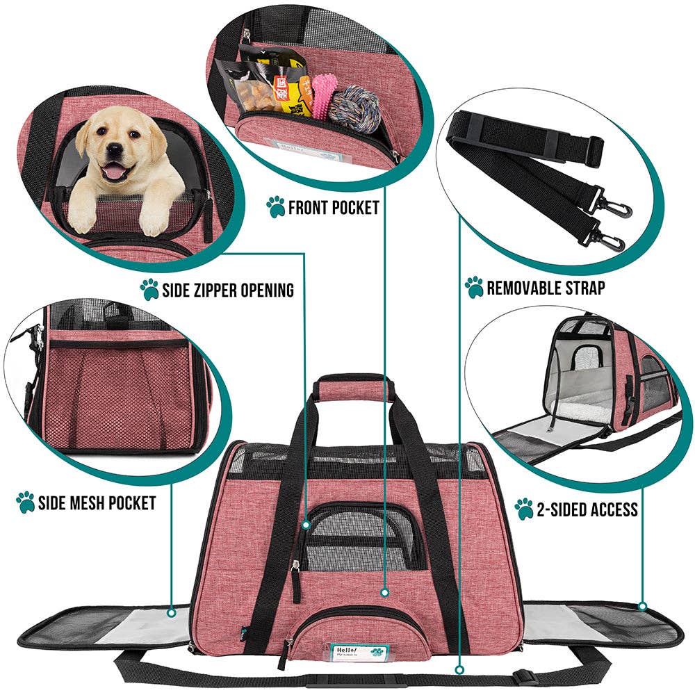 PetAmi - Wholesale Pet Carrier - Cat/Dog - Heather Tote Bag Pet Carrier46