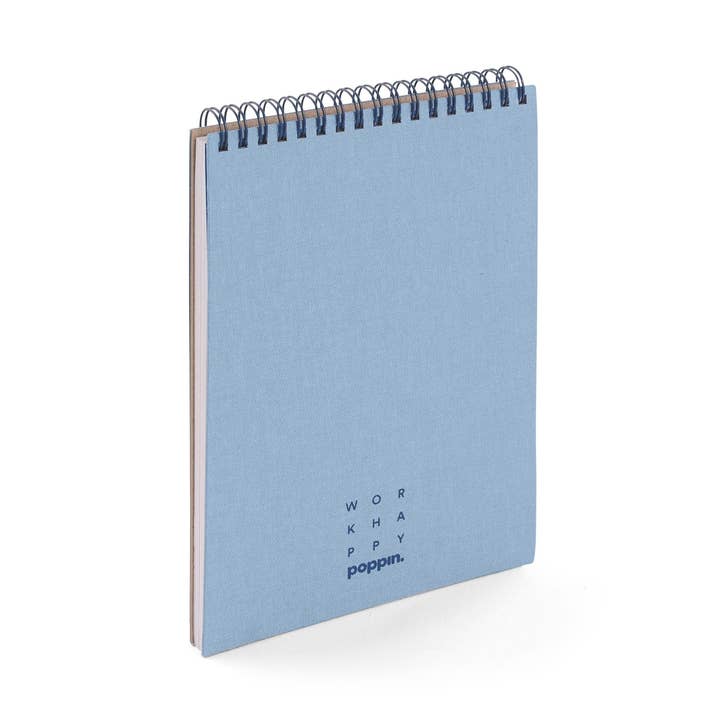 Work Happy Top Spiral Notebook for wholesale by Poppin