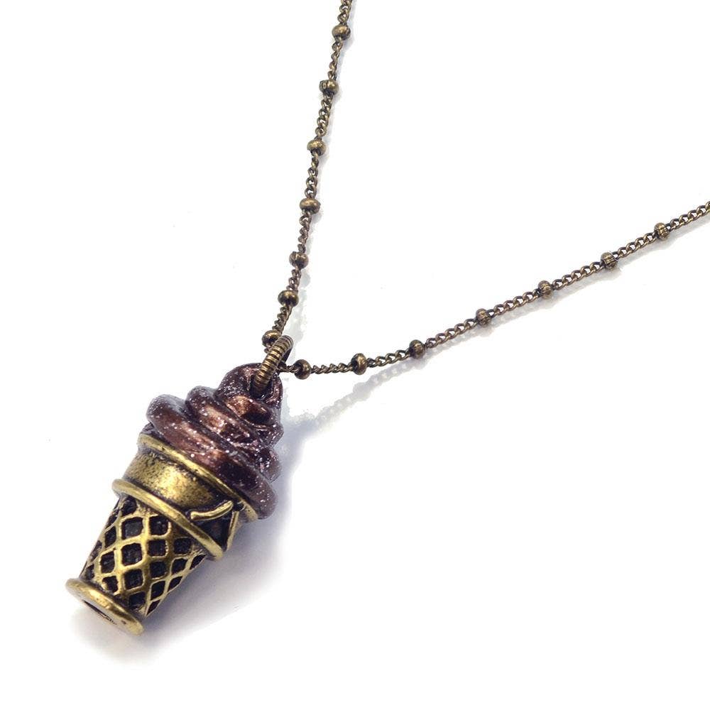 Sweet Romance Jewelry - Wholesale Pendant/Charm Necklace - Frozen Yogurt Pendant Necklaces OL_N1468