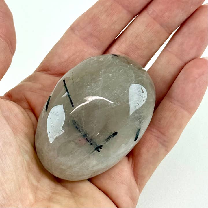 Liv Rocks - Vendita all'ingrosso Pietra/cristallo spirituale - Pietra Palmare di Quarzo Fumè Tormalinato1