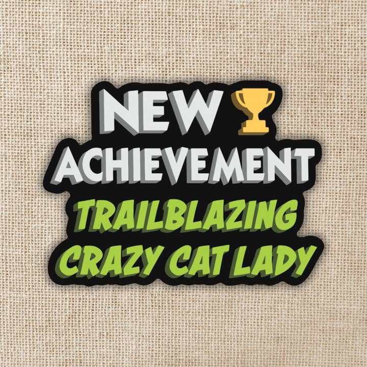 Trailblazing Crazy Cat Lady Sticker | Dungeon Crawler Carl for wholesale by Kingdom of Threads
