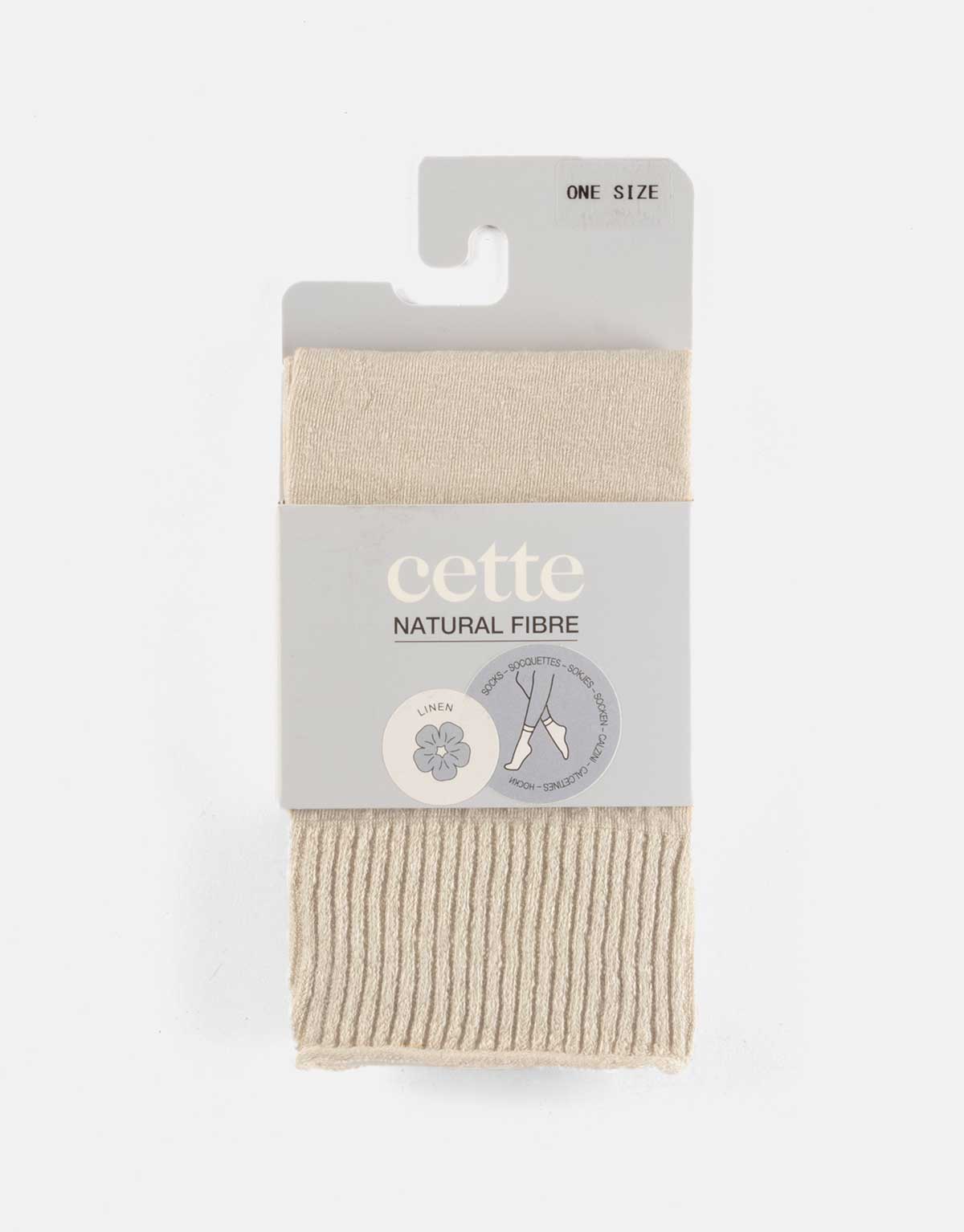Cette - Wholesale Socks - Women's - Linen Socks without Elastic Band, Women Socks, Natural Fibre10