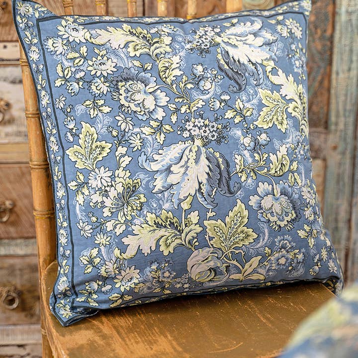 Funda de Cojín Sonnet - Azul Humo para venta al por mayor de April Cornell