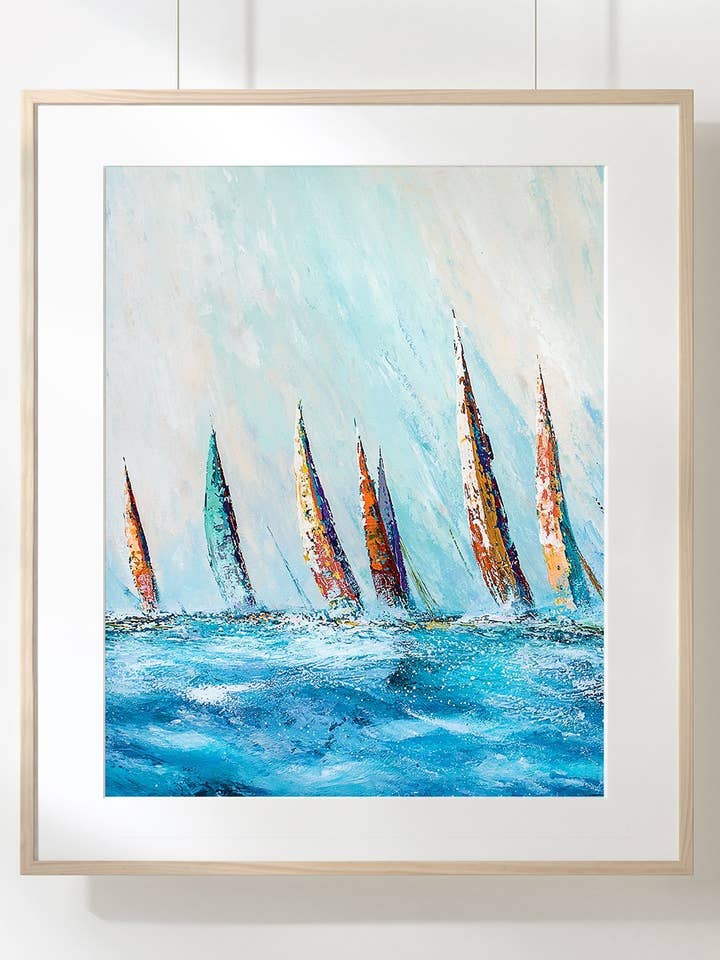 Viver, Amor & Navegar II por atacado de Emerald Art Gallery