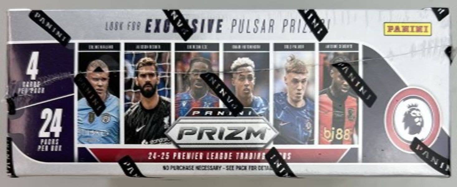 Wildwood Enterprises LLC - Vendita all'ingrosso Carte da gioco - Scatola Espositiva 24 pacchetti Panini Prizm Premier League Calcio 2024-255