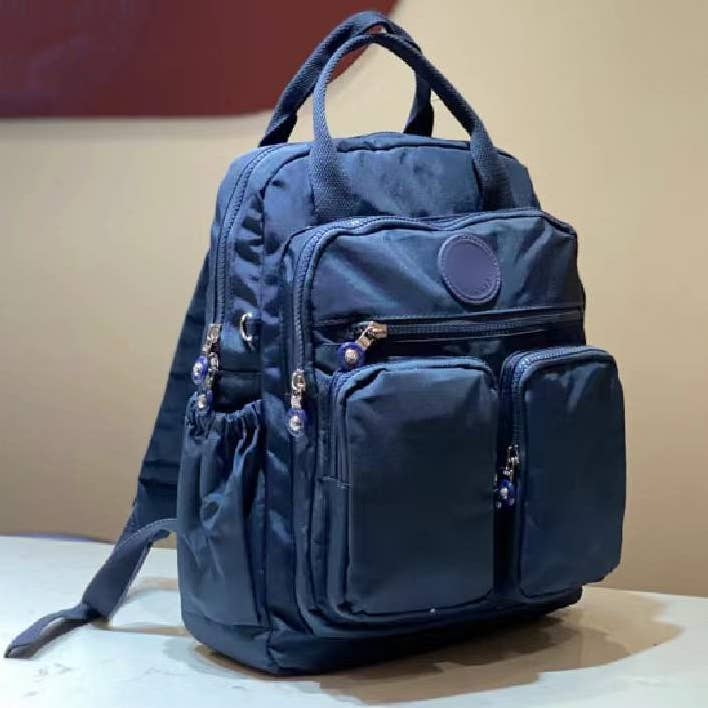 wandf – Mochila - Mulher por atacado – Mochila de Viagem em Nylon Leve com Múltiplos Bolsos e Alça de Ombro8