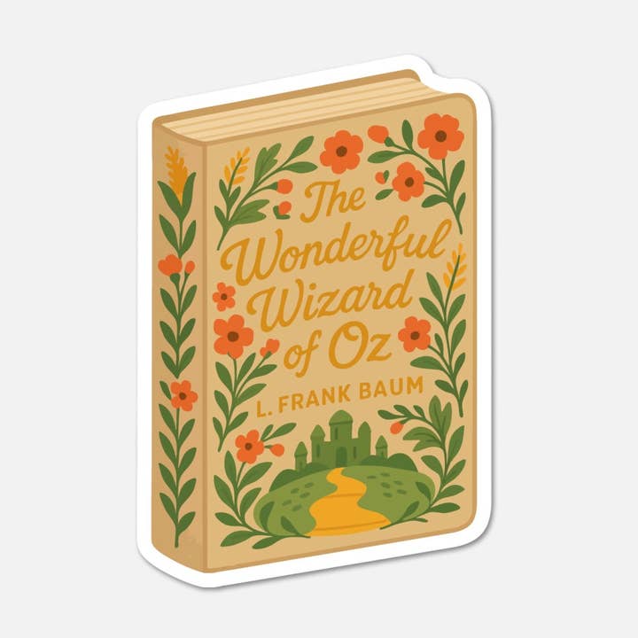 The Wonderful Wizard Of Oz by L. Frank Baum - Book Sticker for wholesale by Footnotes