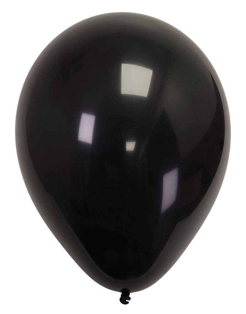 Party Expo, LLC - Wholesale Balloon - Sempertex - 18" Fashion Black Latex Balloons (25pcs)1