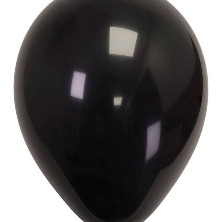 Party Expo, LLC - Wholesale Balloon - Sempertex - 18" Fashion Black Latex Balloons (25pcs)1