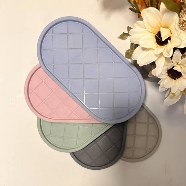 Ovale bakjes van beton - Plaid voor wholesale door Joyful Lotus