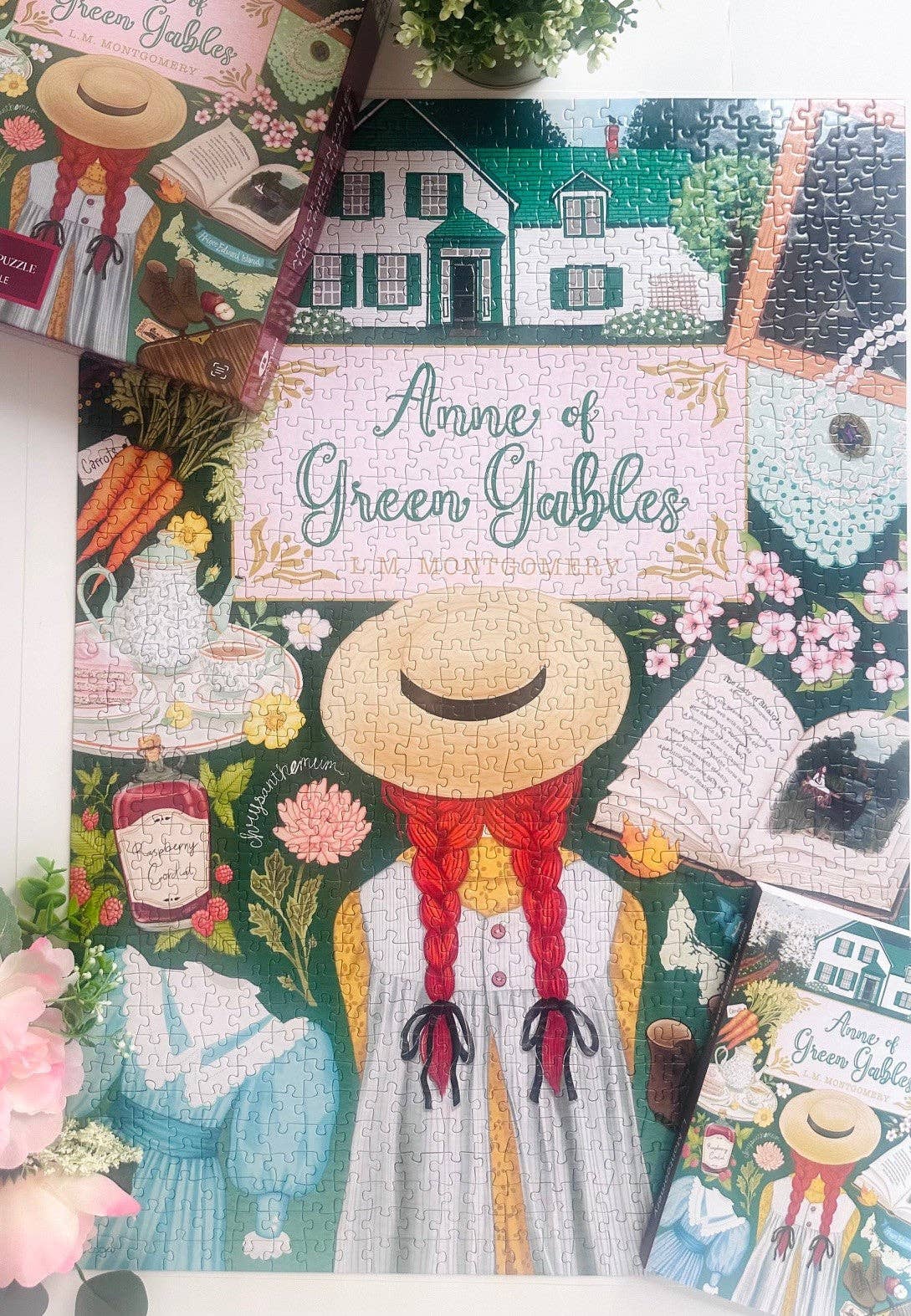Bookworm Puzzle - Wholesale Puzzle - Adult - ANNE OF GREEN GABLES - 1000 PIECE Puzzle & Book Set2