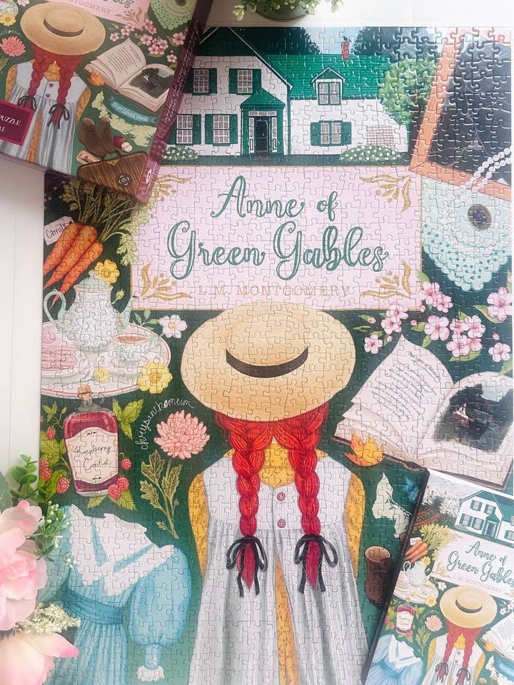 ANNE OF GREEN GABLES - 1000 PIECE JIGSAW PUZZLE for wholesale by Bookworm Puzzle