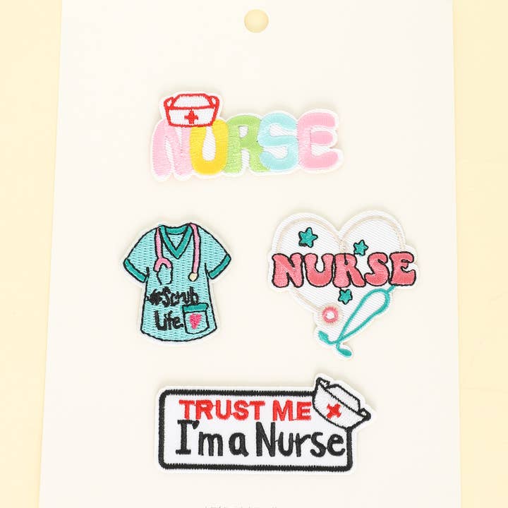 SP Sophia Collection - Wholesale Patch - 4pc Nurse Themed Assorted Patch Set