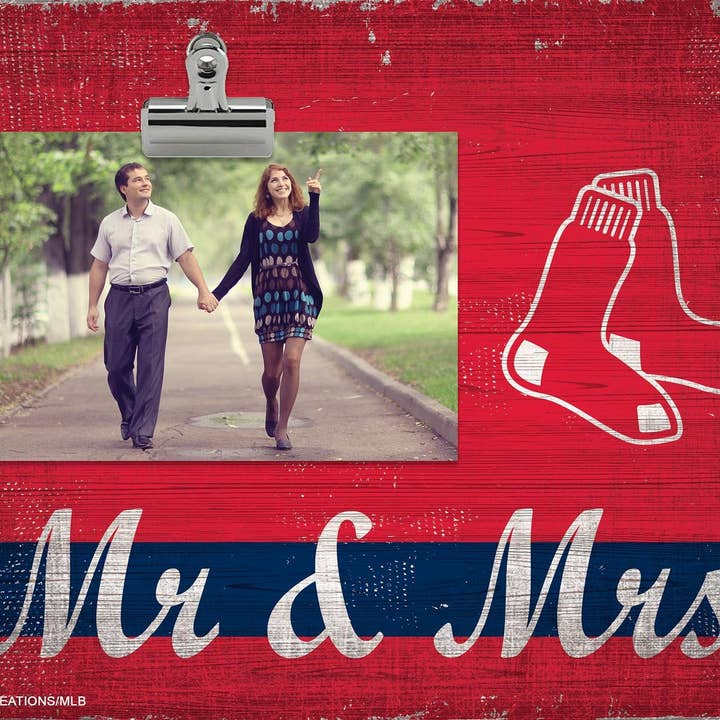 Cadre à pince Monsieur & Madame Boston Red Sox pour la vente par Fan Creations