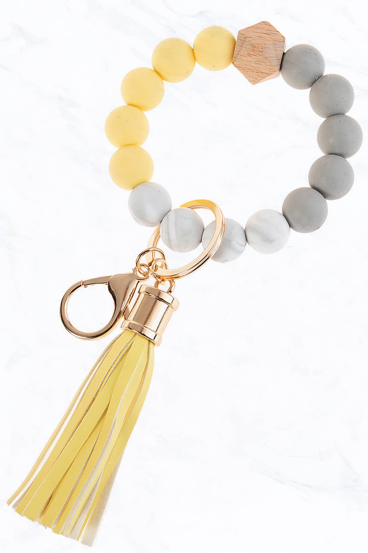 Suzie Q USA - Vente Porte-clés – femme - Porte-clés anneau avec perles en silicone colorées8