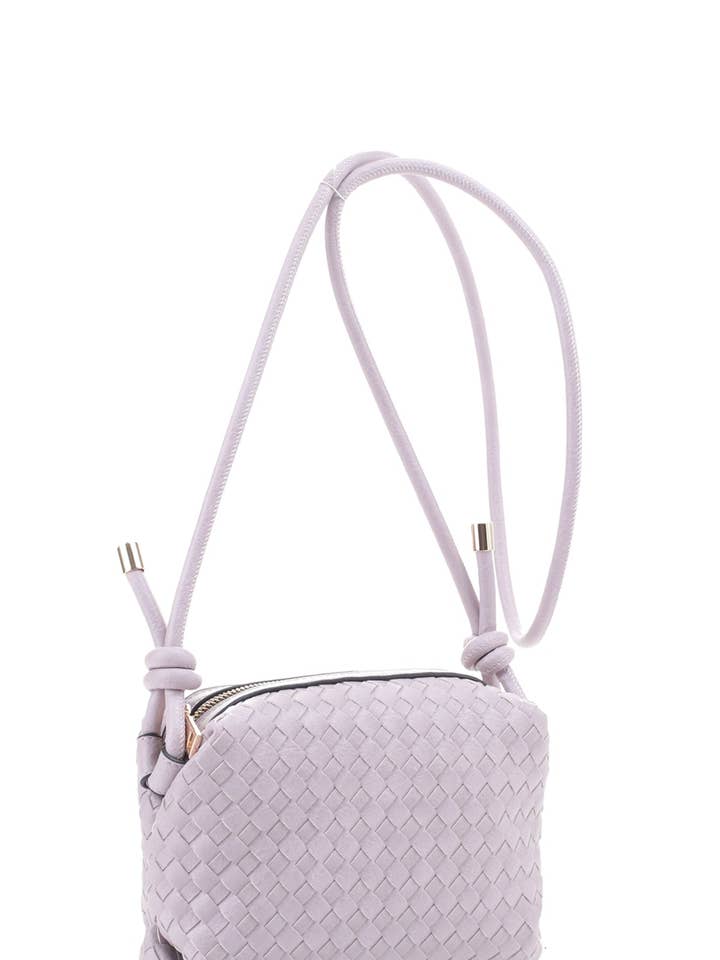 Fläta textur dragkedja Crossbody väska för wholesale av CC Wholesale Clothing