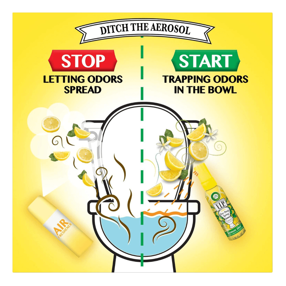 First Choice Buying – Engroshandel Toiletspray – Air Wick V.I.P. Pre-Poop Toilet Spray, Rosy Starlet, 1,85 oz5